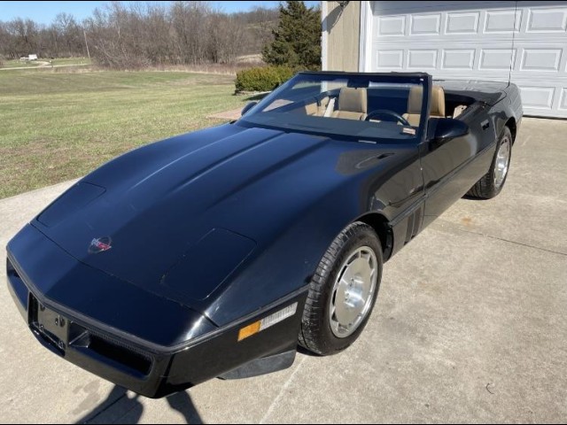 BUY CHEVROLET CORVETTE 1986 2DR CONVERTIBLE, Columbia Central Missouri Auto Auction